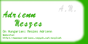 adrienn meszes business card